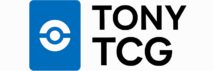 TonyTCG logo met blauw kaart-icoontje voor Pokémon TCG webshop