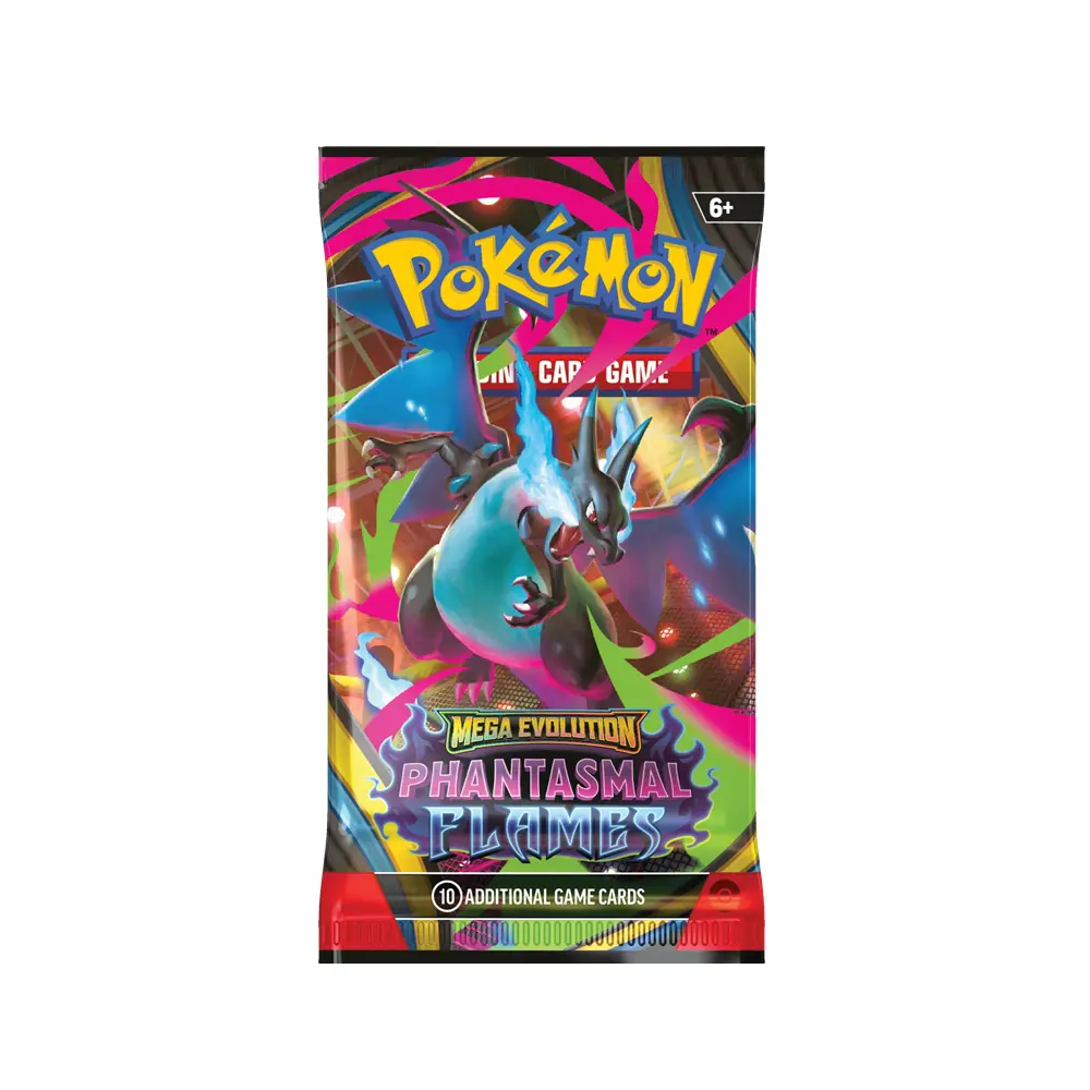 Pokémon TCG Phantasmal Flames Booster Pack – officiële trading card booster met 10 kaarten